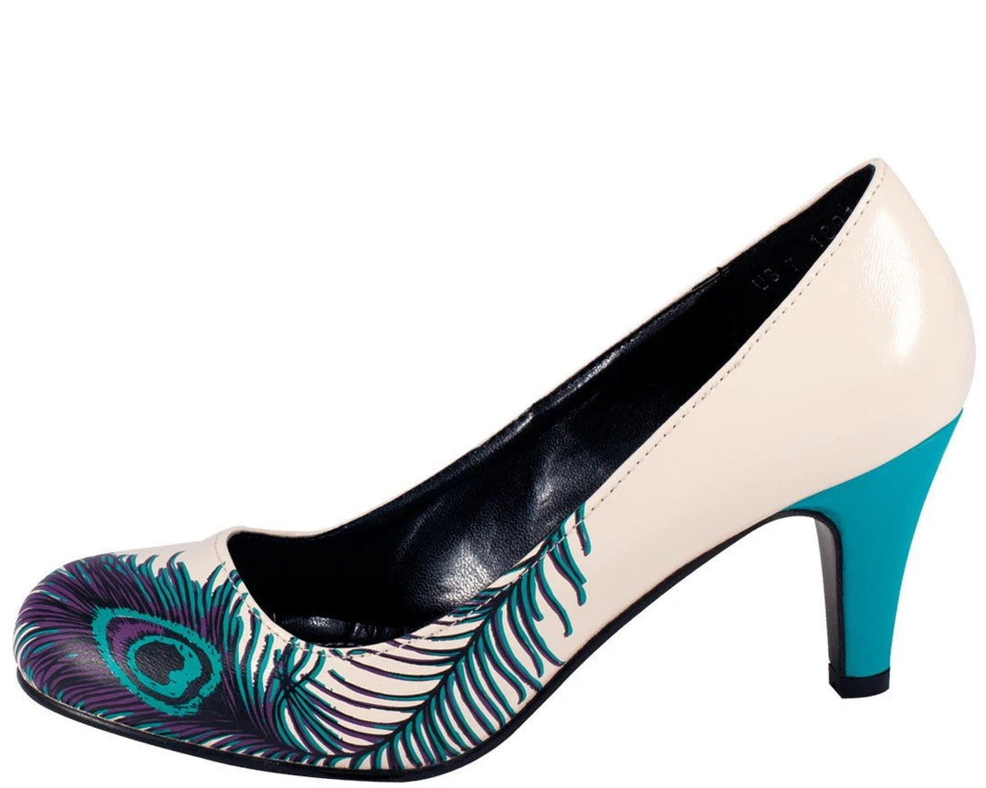 A7828L Peacock Feather Anti-pop Heel 4 A7828L Peacock Feather Anti-pop Heel