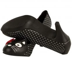 A8173L Womens Polka Dot Kitty Heel 6 A8173L Womens Polka Dot Kitty Heel