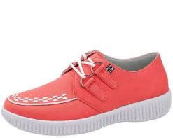 A8488 Coral Twill T.U.K. VIVA Creepers - *FINAL SALE/NON-RETURNABLE Womens