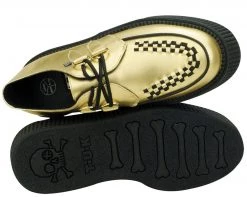 A8648 Metallic Gold Creepers 8 A8648 Metallic Gold Creepers