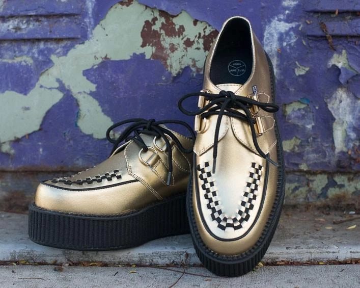 A8648 Metallic Gold Creepers 5 A8648 Metallic Gold Creepers
