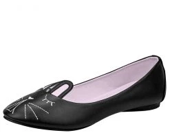 A8895L Black Bunny Flat *ALL ITEMS FINAL SALE/NON-RETURNABLE*