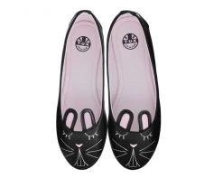 A8895L Black Bunny Flat *ALL ITEMS FINAL SALE/NON-RETURNABLE*