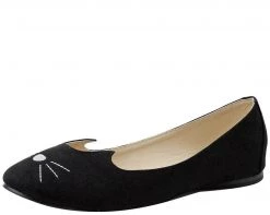 A9008L Womens Black Sophistakitty Flats