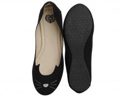A9008L Womens Black Sophistakitty Flats