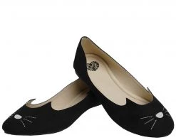 A9008L Womens Black Sophistakitty Flats