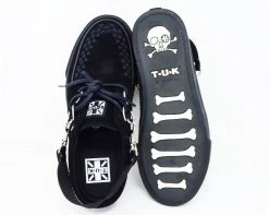 A9853 Womens Black Suede VLK Mule Sneaker