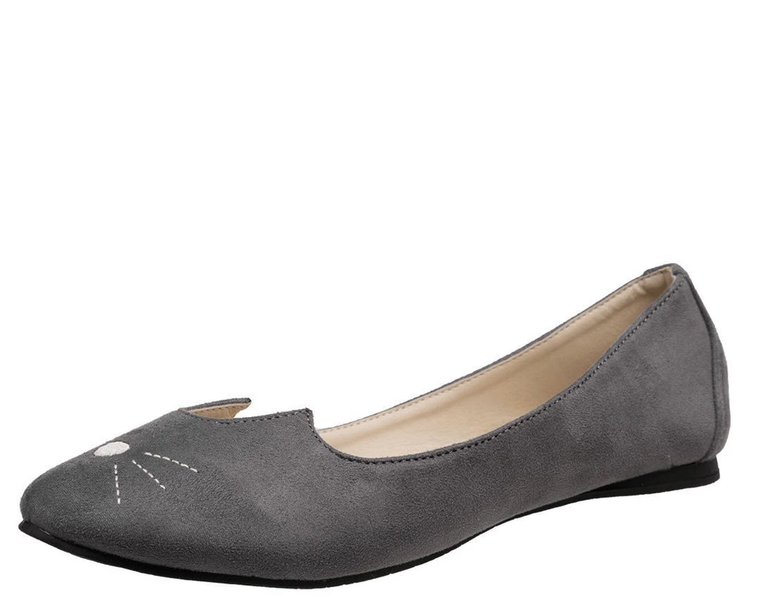A9086L Grey Sophistakitty Flats *ALL ITEMS FINAL SALE/NON-RETURNABLE* 1 A9086L Grey Sophistakitty Flats *ALL ITEMS FINAL SALE/NON-RETURNABLE*