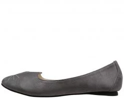 A9086L Grey Sophistakitty Flats *ALL ITEMS FINAL SALE/NON-RETURNABLE*