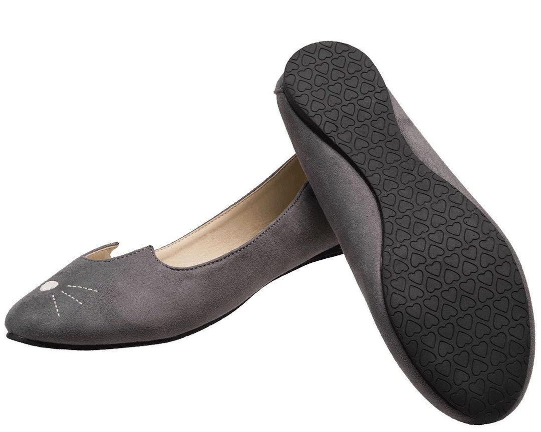 A9086L Grey Sophistakitty Flats *ALL ITEMS FINAL SALE/NON-RETURNABLE* 3 A9086L Grey Sophistakitty Flats *ALL ITEMS FINAL SALE/NON-RETURNABLE*