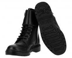 A9142 Black Top Strap Ealing Boot *ALL ITEMS FINAL SALE/NON-RETURNABLE*