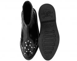 A9162 Black Studded Jam Boot Womens