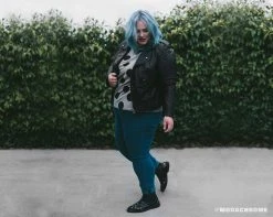 A9162 Black Studded Jam Boot Womens