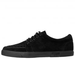 A9184 Black Suede No-Ring VLK Sneaker Womens