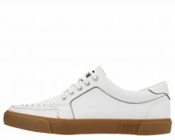 A9185 White Leather No-Ring VLK Sneaker Womens 11 A9185 White Leather No-Ring VLK Sneaker Womens