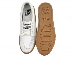 A9185 White Leather No-Ring VLK Sneaker Womens 12 A9185 White Leather No-Ring VLK Sneaker Womens