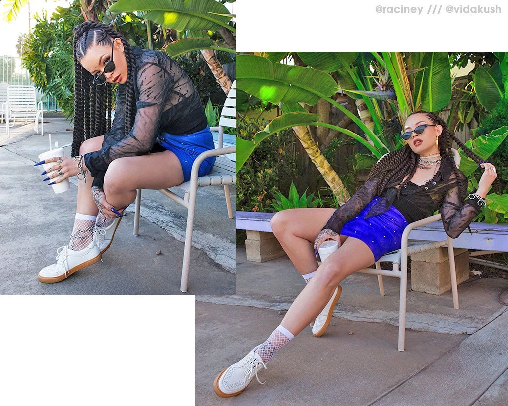 A9185 White Leather No-Ring VLK Sneaker Womens 8 A9185 White Leather No-Ring VLK Sneaker Womens