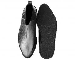 A9196 Graphite Chelsea Pointed Creeper Boot Womens