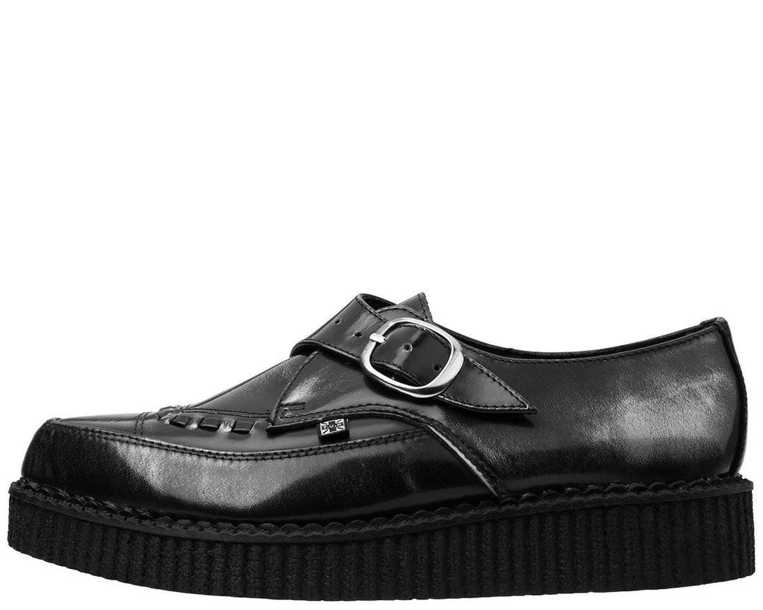 A9198 Womens Grey Rub Off Pointed Creeper 3 A9198 Womens Grey Rub Off Pointed Creeper