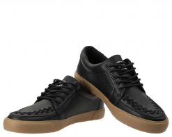 A9216 Black Leather No-Ring VLK Sneaker