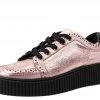 A9223 Rose Gold Wingtip Casbah Creeper