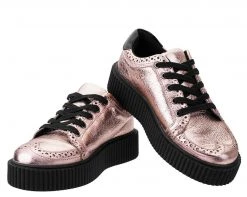 A9223 Rose Gold Wingtip Casbah Creeper