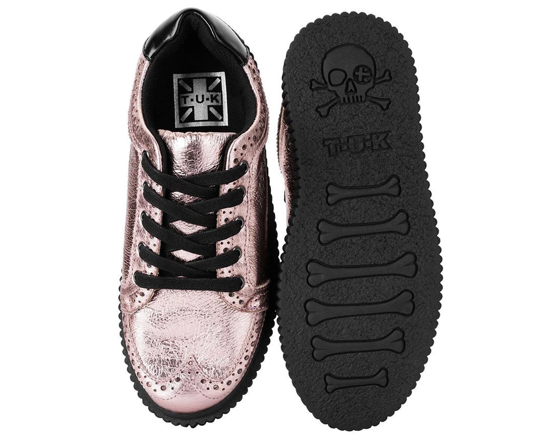 A9223 Rose Gold Wingtip Casbah Creeper 4 A9223 Rose Gold Wingtip Casbah Creeper