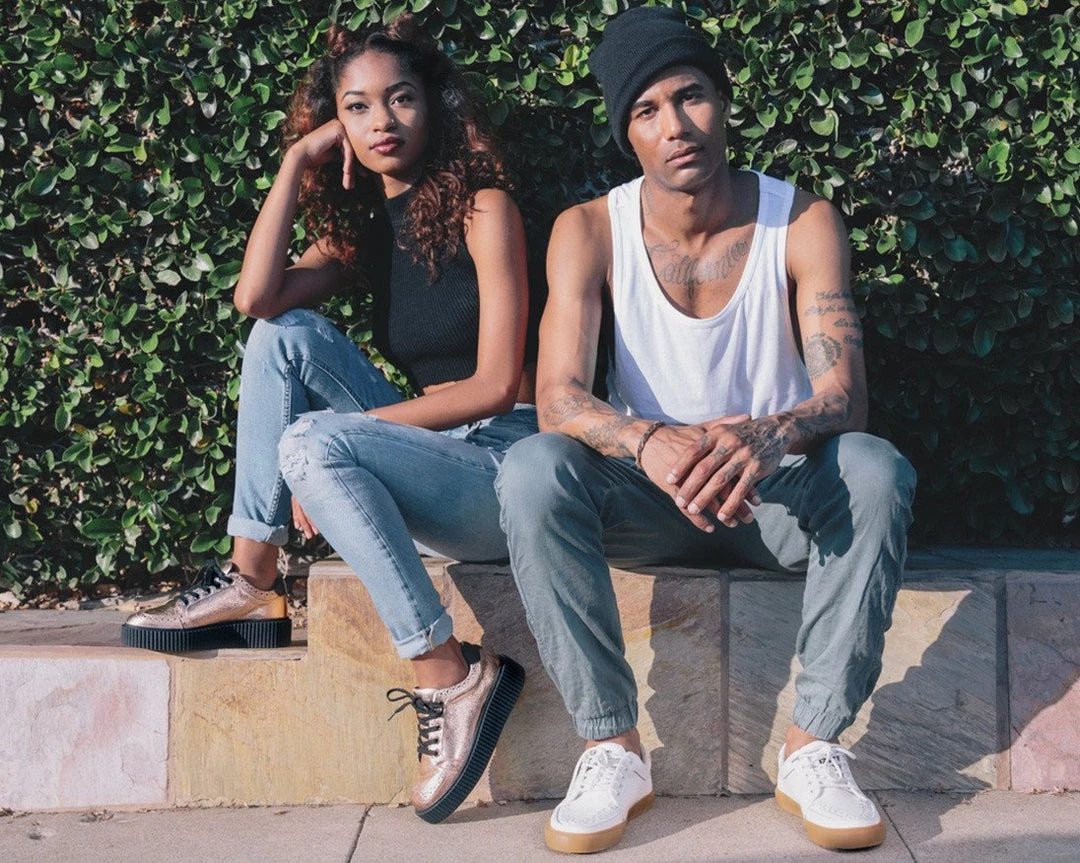 A9223 Rose Gold Wingtip Casbah Creeper 6 A9223 Rose Gold Wingtip Casbah Creeper