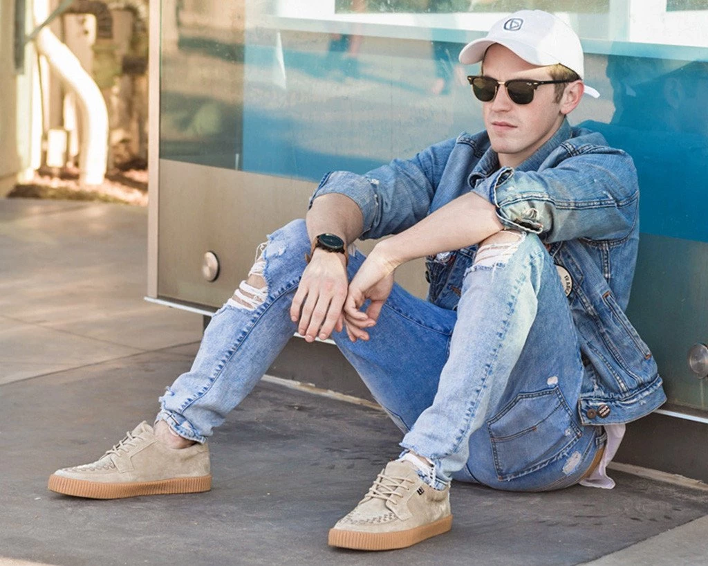 A9253 Sand Suede EZC Shoes Mens 5 A9253 Sand Suede EZC Shoes Mens