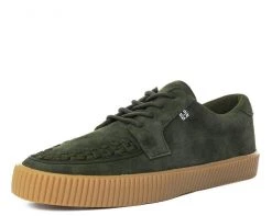 A9255 Olive Suede EZC Shoes
