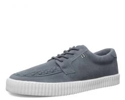 A9257 Grey Suede EZC Shoes Mens