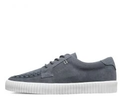 A9257 Grey Suede EZC Shoes Mens