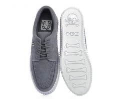 A9257 Grey Suede EZC Shoes Mens