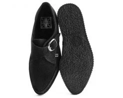 A9270 Black Stingray Pointed Buckle Creeper 9 A9270 Black Stingray Pointed Buckle Creeper