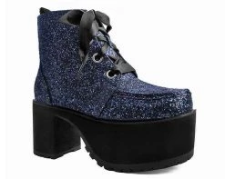 A9274L Black Jewels Glitter Nosebleed Boot Womens 13 A9274L Black Jewels Glitter Nosebleed Boot Womens