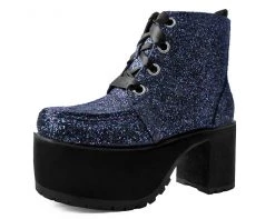 A9274L Black Jewels Glitter Nosebleed Boot Womens