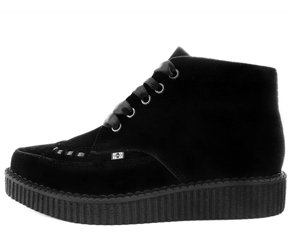 A9307 Womens Black Velvet Pointed Boot 3 A9307 Womens Black Velvet Pointed Boot