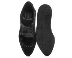 A9307 Womens Black Velvet Pointed Boot 9 A9307 Womens Black Velvet Pointed Boot