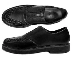 A9337 Black TUKskin™ Zip-On Dress Shoe 12 A9337 Black TUKskin™ Zip-On Dress Shoe
