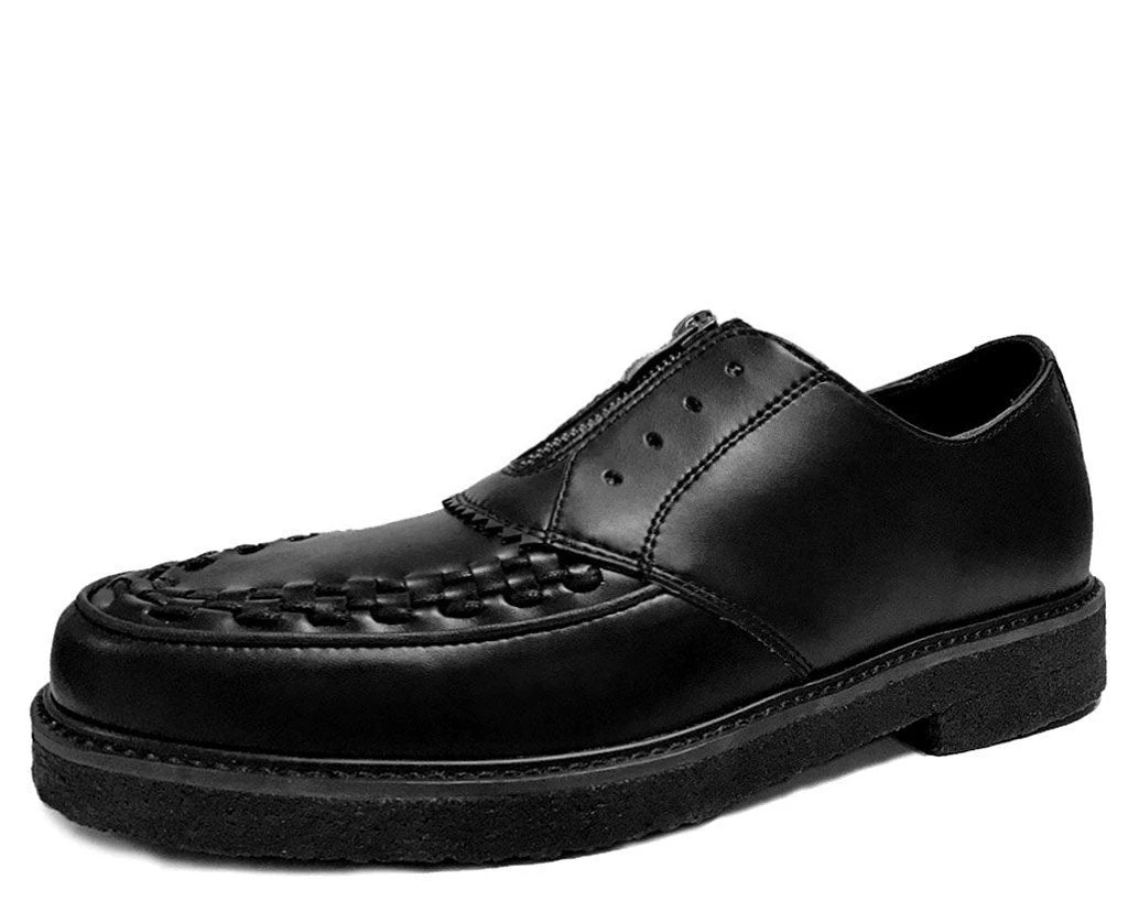 A9337 Black TUKskin™ Zip-On Dress Shoe 1 A9337 Black TUKskin™ Zip-On Dress Shoe