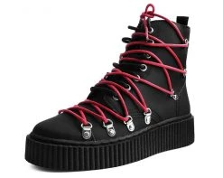 A9408 Womens Black Multi-Lace Casbah Boot