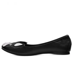 A9428L Womens Black Frenchie Flat