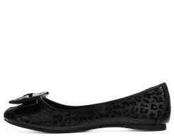 A9433L Black Leopard Patent Flat CLEARANCE 9 A9433L Black Leopard Patent Flat CLEARANCE
