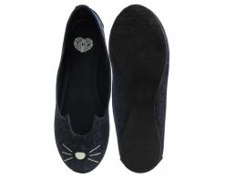 A9434L Black & Grey Leopard Sophistakitty Flat 9 A9434L Black & Grey Leopard Sophistakitty Flat