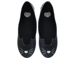 A9434L Black & Grey Leopard Sophistakitty Flat 7 A9434L Black & Grey Leopard Sophistakitty Flat
