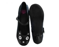 A9445L Black & Grey Leopard Kitty Mary Jane Heel CLEARANCE 7 A9445L Black & Grey Leopard Kitty Mary Jane Heel CLEARANCE