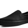 A9487 Black Basic Twill Pointed EZC Slip-On