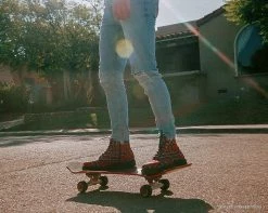 A9503 Red Plaid Pointed Lace Up Boot 14 A9503 Red Plaid Pointed Lace Up Boot