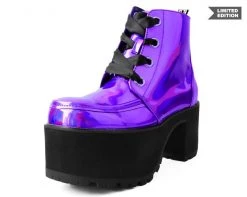 A9504L Lavender Iridescent Nosebleed Boot Womens