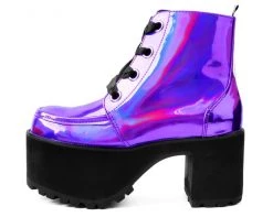 A9504L Lavender Iridescent Nosebleed Boot Womens 10 A9504L Lavender Iridescent Nosebleed Boot Womens